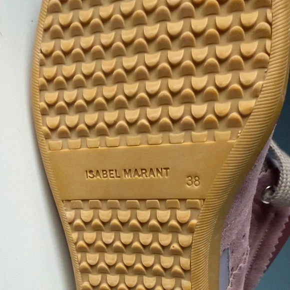 Isabel Marant Pink and Purple wedge Sneakers - Picture 6 of 12